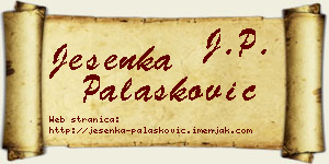 Jesenka Palasković vizit kartica